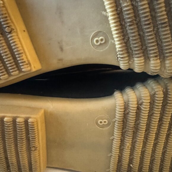 Canyon Creek Duck Boots Size 8 Women's Brown & Black Rubber & Leather Lace-Up - Picture 7 of 7